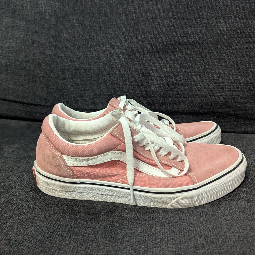 Vans Women's Pink Canvas Sneakers